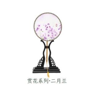 双鹤旭日桌面屏风