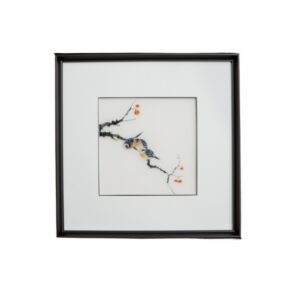 赏花系列琼花真丝扇