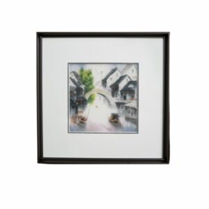 赏花系列紫藤真丝扇