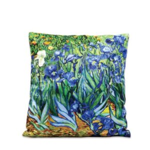 赏花系列二月兰真丝扇